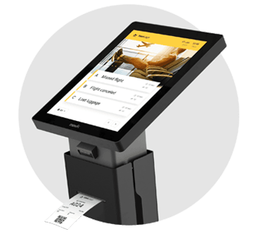 Ticket Kiosk for Airlines Service Desks
